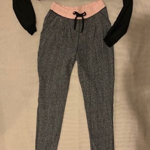 Gray joggers by h&m